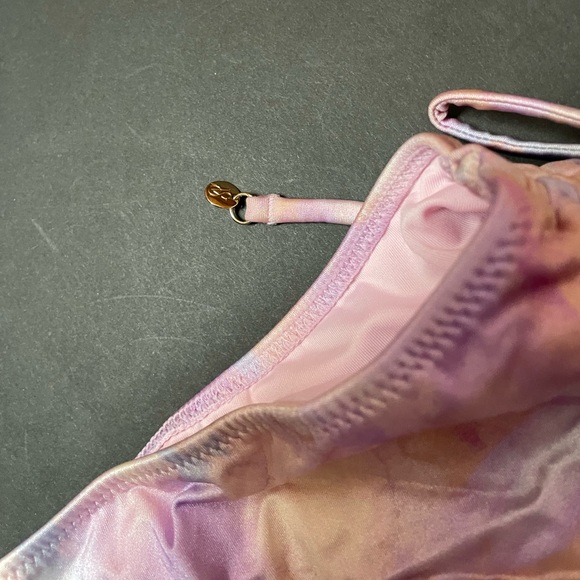 Victoria’s Secret Lilac Cotton Candy Side Tie High Waisted Bikini Bottom, M - Picture 5 of 6